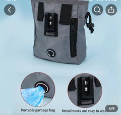 Dog Multi pocket walking bag includes * Free bag of treats.