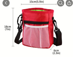 Dog Multi pocket walking bag includes * Free bag of treats.